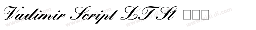 Vadimir Script LT St字体转换